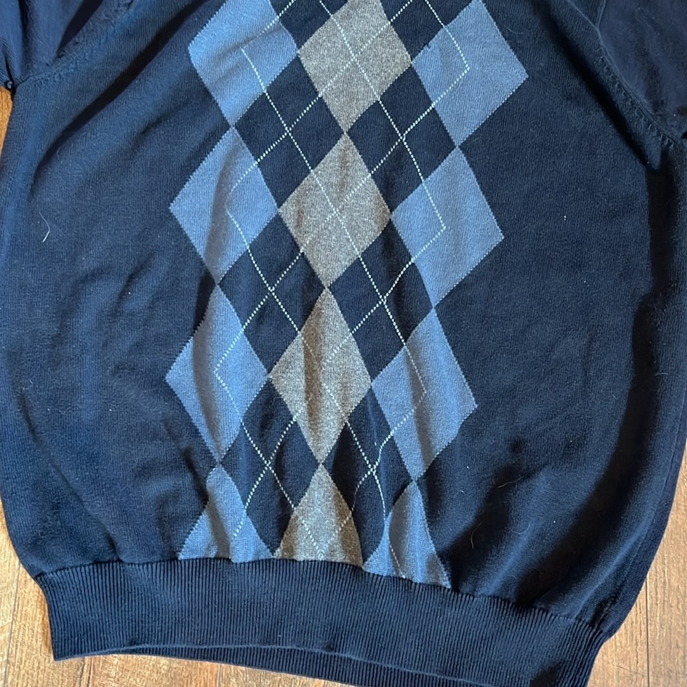 MENS ARGYLE SWEATER - Picture 3 of 4